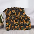 thumbnail image 3 of Fotbe German Shepherd Dog Manta de Franela con Estampado, Manta Ultrasuave para Cama, Sofá, Auto, Hipoalergénica y Antibolitas-80"x60", 3 of 6