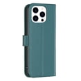 thumbnail image 4 of SaniMore Case for iPhone 14 Pro Max (6.7" 2022), PU Leather Flip Folio Book Protective Cover Cash Pocket Magnetic Clasp Credit Card Holder Kickstand Men Women TPU Shockproof Wallet Shell, Green, 4 of 11