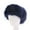 Navy Blue, variant on Ladies Winter Faux Fur Soft Fluffy Cozy Warm Unisex Thick Furry Headband Winter Outdoor Earwarmer Empty Top Elastic Anti-slip Ski Hat