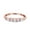 Rose, variant on Simulated Cubic Zirconia Size-5 Simple Band Wedding Ring Baguette CZ 925 Sterling Silver