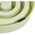 thumbnail image 4 of Cuenco interactivo para perros, plato para mascotas con comedero lento en espiral (rosa y verde), 4 of 5