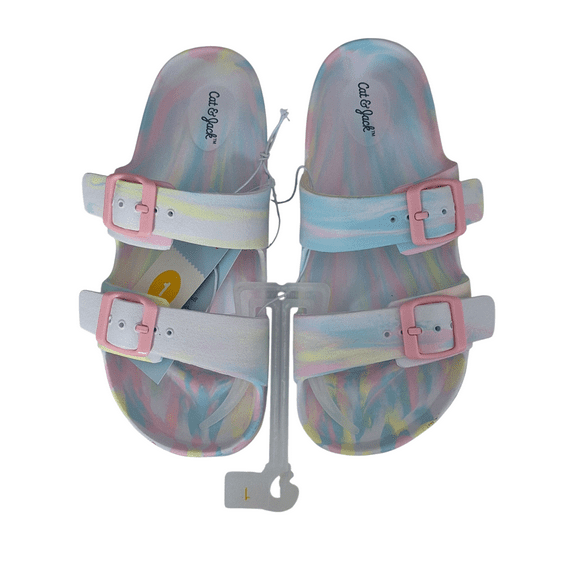 Girls' Ade Footbed Hook And Loop Strap Sandals Multicolor Cat & Jack I Size 1