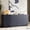 Navy Blue+MDF+Pine Wood + American Design + Art Deco + Modern, variant on ChenyueFurn 59" Buffet Cabinet with 4 Doors, Storage & Anti-Tip Design,Walnut