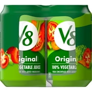 V8 Original 100% Vegetable Juice, 11.5 fl oz Can, 6 Count