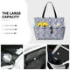 thumbnail image 3 of Fotbe Cartoon colorful cute cat Bolsa de Viaje para Playa - Resistente al Agua, Bolsa Tote de Gran Capacidad y Ligera con 7 Bolsillos para Mujeres y Hombres, 3 of 7