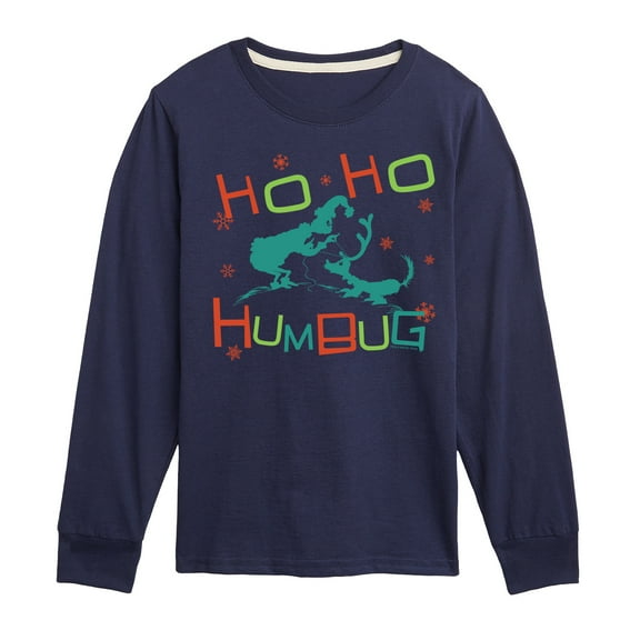 Dr. Seuss The Grinch - Christmas - Ho Ho Humbug - Toddler & Youth Long Sleeve Graphic T-Shirt