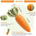 thumbnail image 2 of Juguete masticable para perros HEYKEY Carrot Squeaky, goma indestructible, 2 of 18