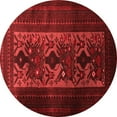 thumbnail image 1 of Ahgly Company Indoor Round Persian Red Traditional Area Rugs, 3' Round, 1 of 4