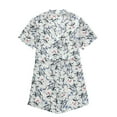thumbnail image 1 of Qudderr Kids Baby Silky Satin Kimono Robe Solid Color Printing Bathrobe for Girls Boys Spring Fall Short Sleeve Night-Robe Toddler Soft Unisex Sleepwear for 1-7 Years, 1 of 9
