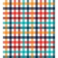 thumbnail image 3 of Checkered Duvet Cover Set, Colorful Fresh Summertime Pattern Design Gingham Plaid Striped Traditional Picnic, Decorative 3 Piece Bedding Set with 2 Pillow Shams, Queen Size, Multicolor, by Ambesonne, 3 of 3