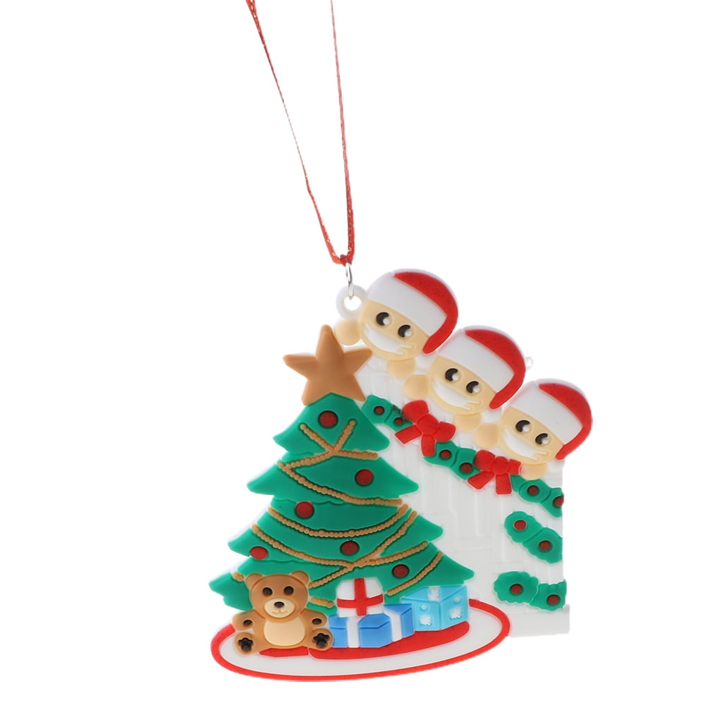 2020 Christmas Xmas Tree Hanging Ornaments Family Personalised Decor 