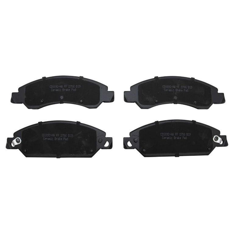 TRQ Front Premium Posi Ceramic Disc Brake Pad Kit for GM Full Size 