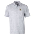 thumbnail image 2 of Men's Cutter & Buck Gray Grambling Tigers Pike Constellation Stretch Polo, 2 of 3