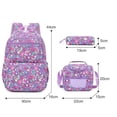 thumbnail image 3 of 3-Piece Backpack Set for School, Bookbag with Lunch Tote and Pencil Case, 3 of 3