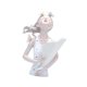 thumbnail image 5 of Adorno de mesa Figura de señorita con porta flores Escultura de resina coleccionable de 21,5 x 31 cm para regalo de boda Multifuncional, 5 of 8