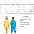 thumbnail image 2 of Impermeable con capucha y pantalón para niños, diseño ergonómico y cómodo, ideal para días lluviosos. Disponible en azul, talla M. ¡Mantén a tus pequeños secos y protegidos!, 2 of 7