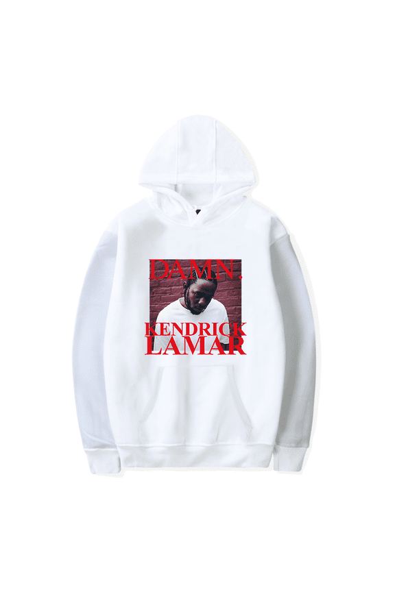 Kendrick Lamar Merch Hoodie K. Dot Damn Hoodies Album Cover Clssic Photo Rapper Merch Long Sleeve Unisex Pullover Streetwear