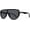 Black Frame - Black Lens, variant on Oversized Aviator Sunglasses for Women Trendy Retro Vintage Pilot Shades Large Frame Fashion Sun Glasses