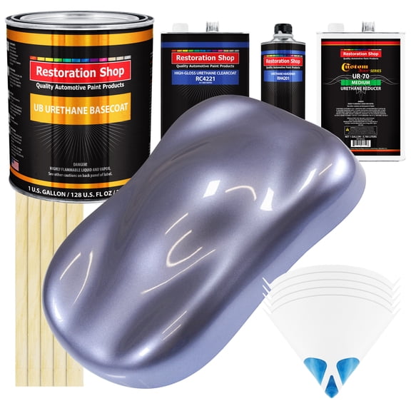Astro Blue Metallic Gallon URETHANE BASECOAT CLEARCOAT Car Auto Paint Kit