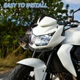 thumbnail image 1 of Moluckfu Panel Lateral De Para Motocicleta En ABS Negro Con Spoiler De Estilo Único Y Aerodinámico, 1 of 8