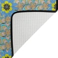 thumbnail image 3 of SKYSONIC Doormat Embroidered Floral Print Lightweight Non Slip Indoor Outdoor Entryway Rugs Floor Mat for Bathroom Kitchen Entrance 23.6 x 15.7 inches, 3 of 5