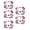 Adult version-pink camouflage, variant on 5Pieces Elastic Face Muscle Patches Secure Skiing Hiking Breathable Warmth Cotton Blend Fabric Ideal Long Wear