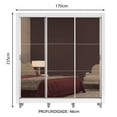 thumbnail image 3 of Ropero Closet Lyon Plus 3 Puertas con 3 Espejo con Pies B, 3 of 5