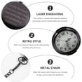 thumbnail image 3 of LOLIPPYY Men's Alloy Pocket Watch with Display, Vintage Style, 1 Piece, 3 of 7