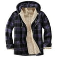 thumbnail image 2 of Winter Coats for Women Bmawag Womens Plaid Long Wool Blend Coat Shacket Jackets Long Sleeve Button Down Casual Boyfriend Flannel Shirts Gifts for Women on Clearance, 2 of 7