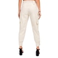 thumbnail image 3 of American Bazi Women's High Waist Double Cargo Jogger Pants RJH3808 - Ivory Frost - 3X-Large, 3 of 6