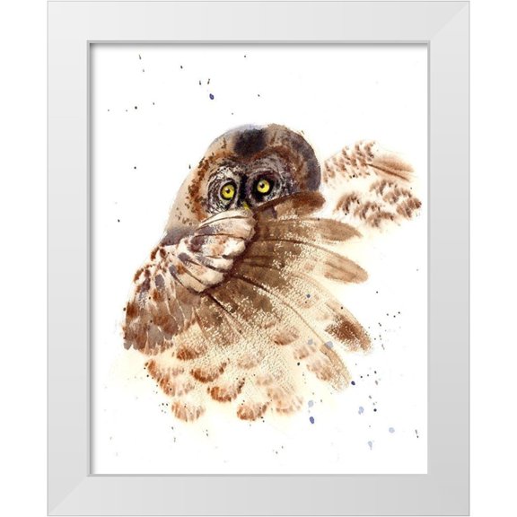 Shefranov, Olga 12x14 White Modern Wood Framed Museum Art Print Titled - Oooh