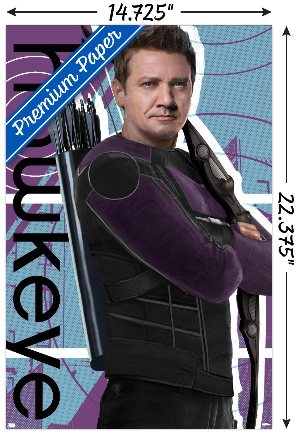 Marvel Hawkeye - Hawkeye Wall Poster, 14.725" x 22.375"