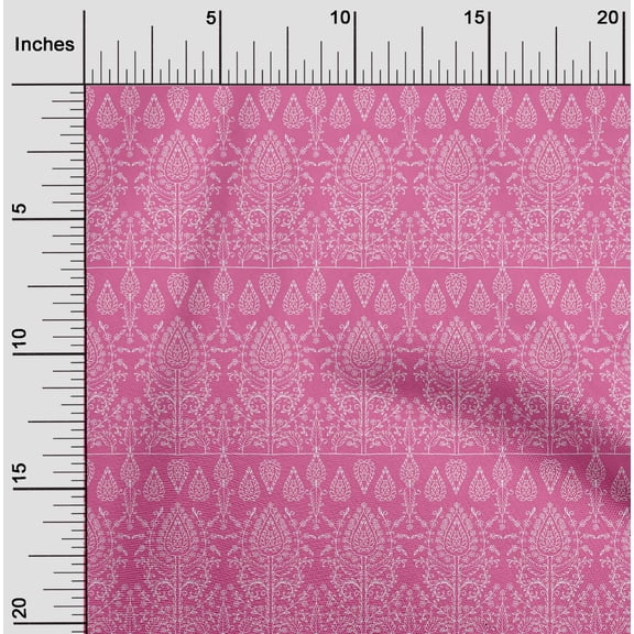 oneOone Cotton Poplin Twill Pink Fabric Block Sewing Craft Projects Fabric Prints By Yard 56 Inch Wide