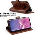 thumbnail image 4 of Galaxy S10+ Plus Wallet Case,6.4-inch, MONASAY[Included Screen Protector] Flip Folio Leather Cell Phone Cover, 4 of 5