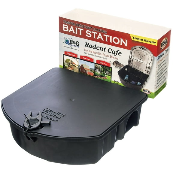 Neogen Rodenticide D-Rodent Cafe Bait Station- Black