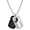 02, variant on Easter Crucifix Necklace Ti Steel Men's Neck Chain With Bible Charm Stylish Unisex Neck Accessory