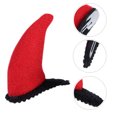 thumbnail image 3 of 10pcs Halloween Red Devil Horns Pinzas para el cabello Barrettes Cosplay Accesorios para el cabello, 3 of 7