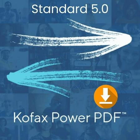 Kofax Power PDF Standard 5.0 | Lifetime License | 1-PC | PDF Editor | #1 Global Alternative to Adobe Acrobat