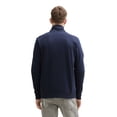 thumbnail image 3 of TOM TAILOR Chaqueta de sudadera para hombre con cuello alto - Chaqueta de sudadera estampada con cuello alto, corte regular, mezcla de algodón Azul M (Medium), 3 of 6