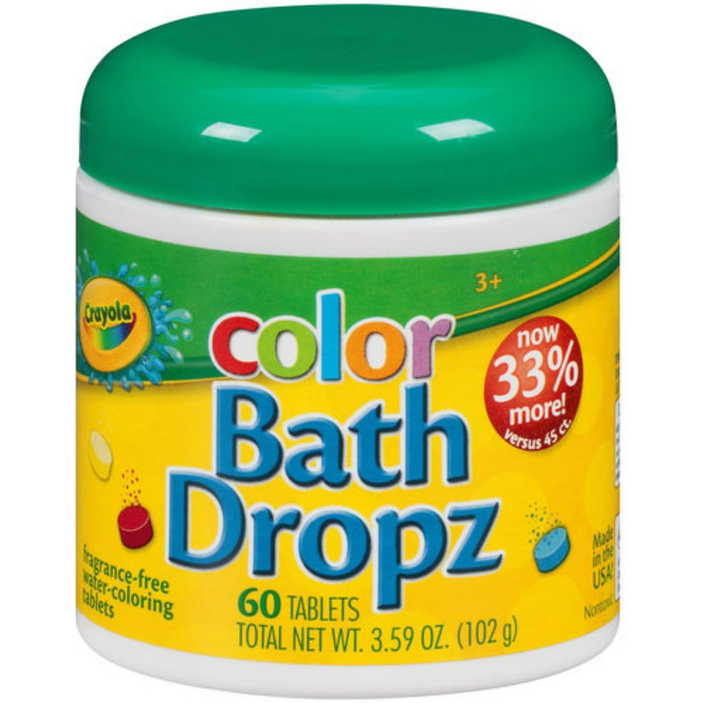 crayola color bath dropz