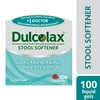 Dulcolax Gentle Relief Stool Softener, Liquid Gel Tablets, 100mg, 100 Ct