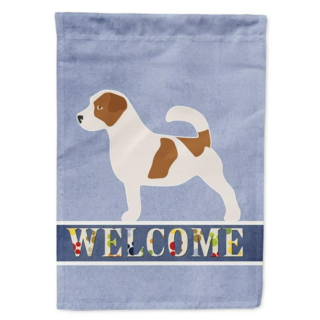 Carolines Treasures BB5511GF Jack Russell Terrier Welcome Garden Size Flag