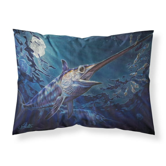 Prince Of Darkness Swordfish Fabric Standard Pillowcase