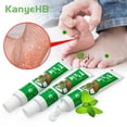 thumbnail image 2 of Tinea Pedis-Crema de tratamiento para curar el olor de los pies, inhibe la ulceración de hongos, ungüento de hierbas antipicazón, 1-3-5 Uds., 2 of 4