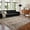 Taupe, variant on Area Rug 9x12, Washable Vintage Boho Rug, Low-Pile Non-Slip Stain Resistant Carpet for Living Room, Bedroom, Dining Room, Kids Nursery, Red