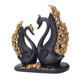 thumbnail image 3 of TISHITA Swan Couple Figurine Animal Statue Housewarming Gift Decorative Crafts,Swan Sculpture Decor Resin for Hotel Desktop Bookshelf, 3 of 8