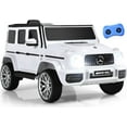 thumbnail image 1 of OLAKIDS Licensed Mercedes Benz G63 Kids Ride On Car, 12V Electric Vehicle with Remote Control, Double Open Doors, Music, Bluetooth, Wheels Suspension, Battery Powered for Children Boy Girl, 1 of 9