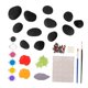 thumbnail image 5 of Kit de actividades al aire libre para pintar rocas creativas, pintura de piedra impermeable para estilo B, 5 of 9