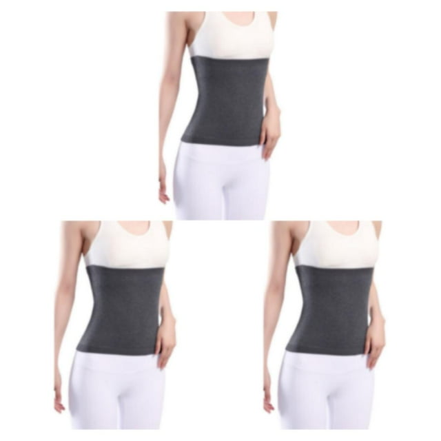 Breathable And Moisture Absorbing Waist Back Support For Added Comfort Skin gray XXL 3Set