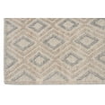 thumbnail image 2 of 9â€™ x 13â€™ Tan Gray Diamond Lattice Modern Area Rug, 2 of 5